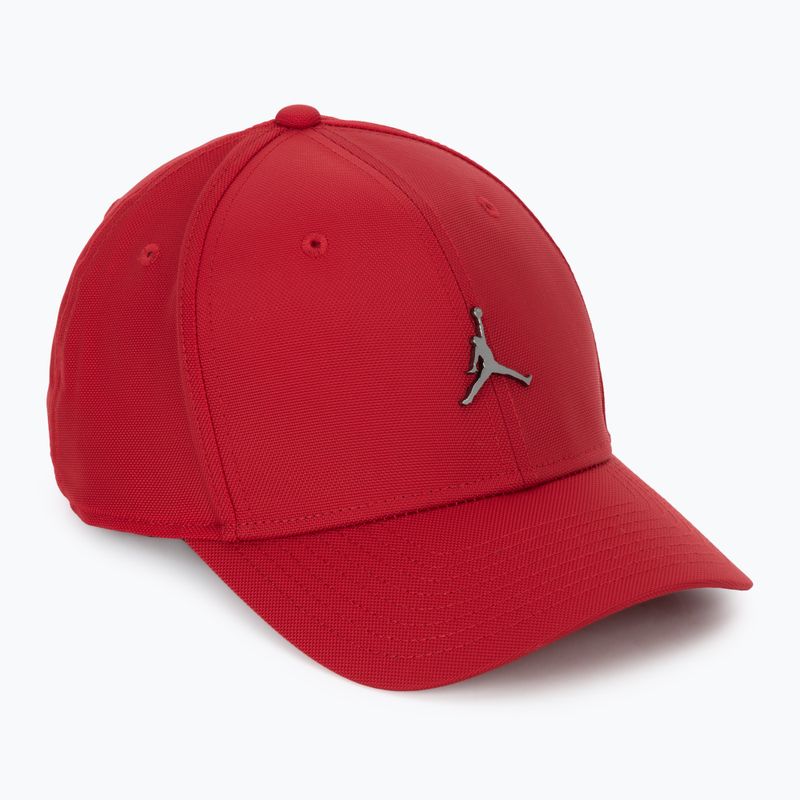 Czapka z daszkiem Nike Jordan Rise Structured Metal Jumpman gym red/r511
