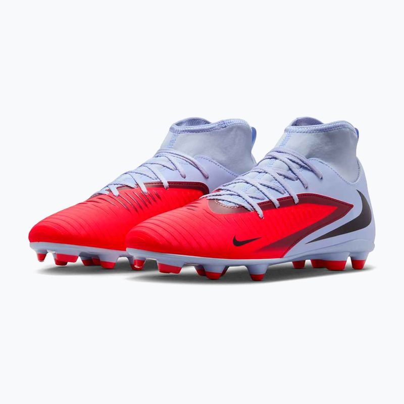 Herren Nike Phantom 6 High Club FG/MG Fußballschuhe royal tint/bright crimson 3