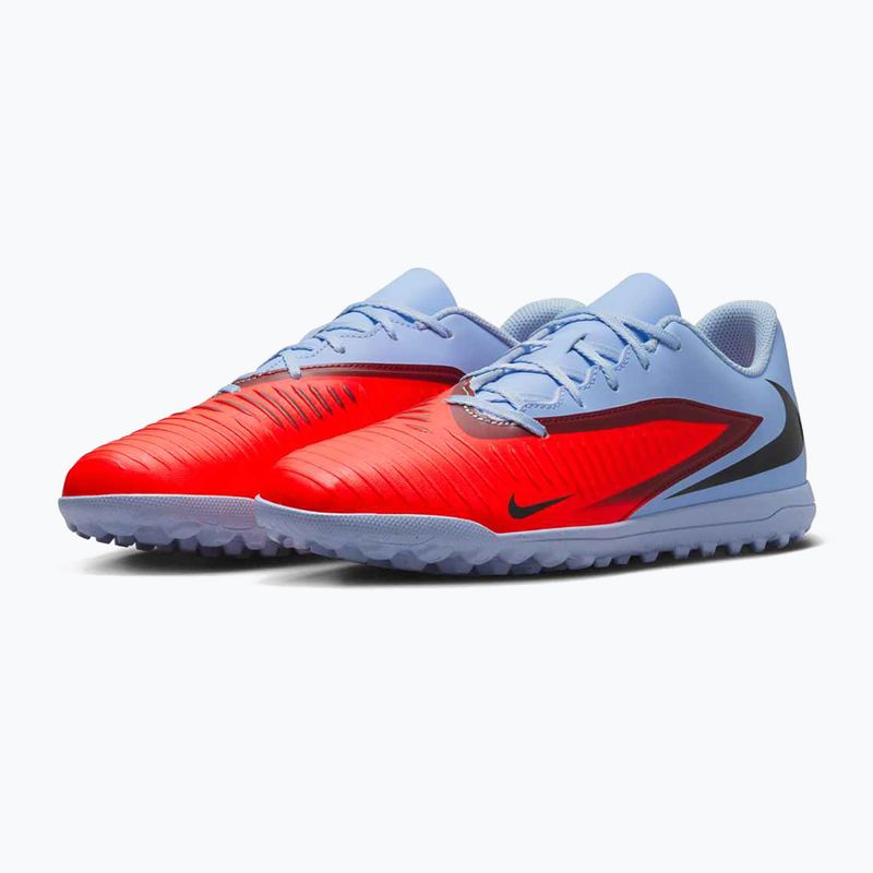 Herren Nike Phantom 6 Low Club TF Fußballschuhe royal tint/bright crimson/schwarz 3