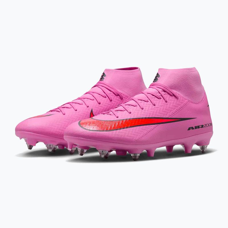 Herren Fußballschuhe Nike Mercurial Superfly 10 Academy SG-Pro magic flamingo/schwarz/total crimson 10