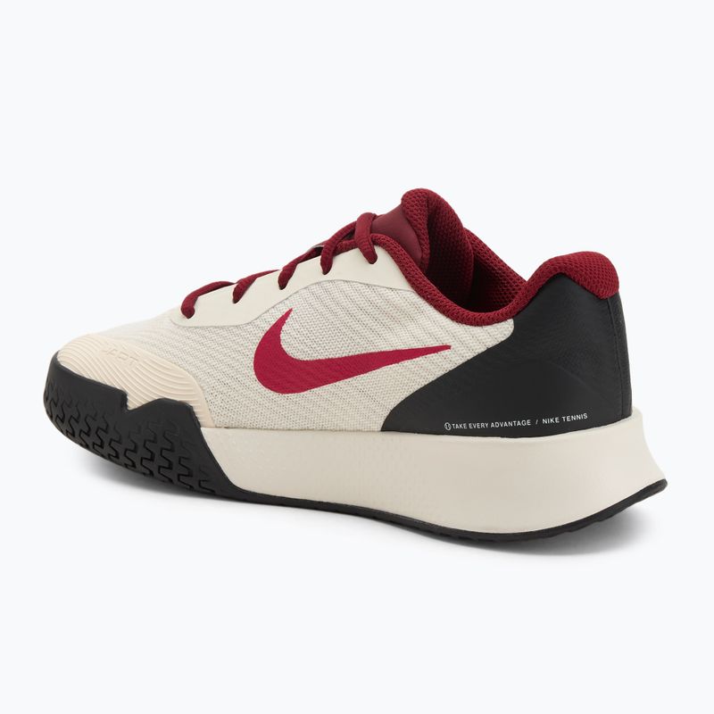 Damen Tennisschuhe Nike Vapor Lite 3 blass elfenbein / rush rosa / Segel / Team rot 3