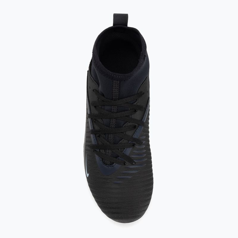 Nike Phantom 6 High Club FG/MG schwarz/schwarz Kinder Fußballschuhe 5