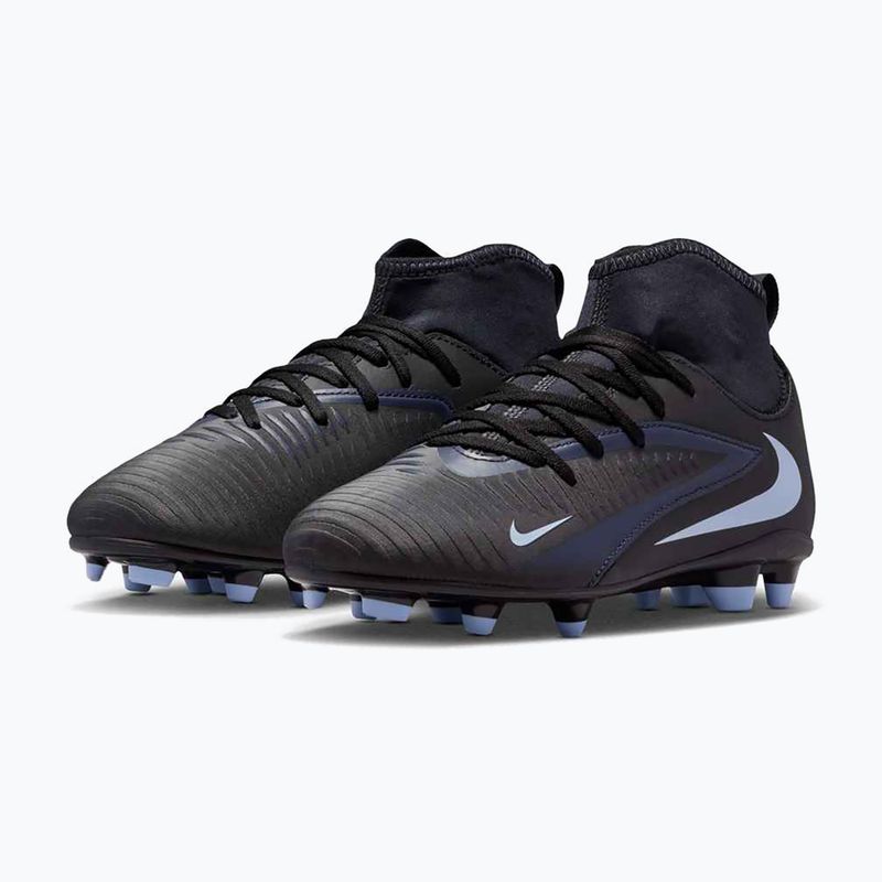 Nike Phantom 6 High Club FG/MG schwarz/schwarz Kinder Fußballschuhe 10