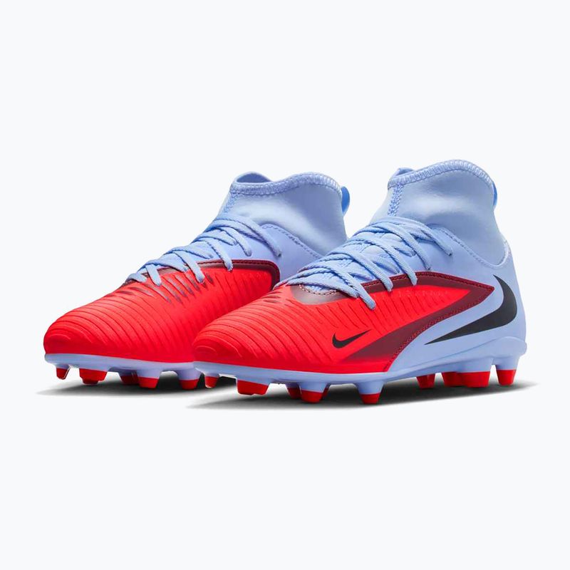 Nike Phantom 6 High Club FG/MG Kinder-Fußballschuhe royal tint/bright crimson 12