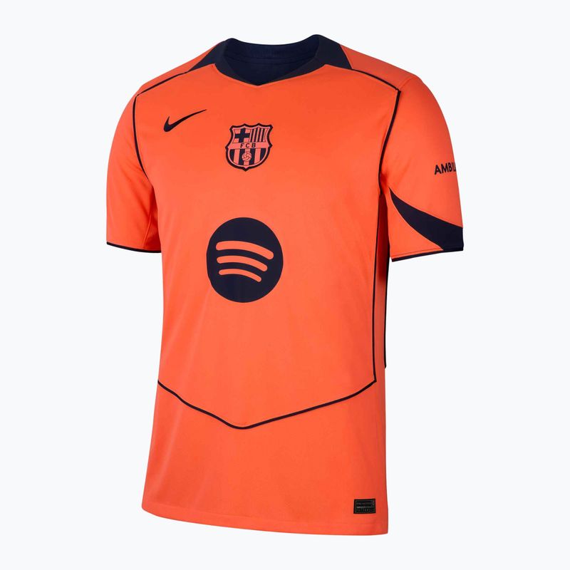 Herren Fußballtrikot Nike FC Barcelona 2025/26 Stadium Third bright mango/midnight navy/midnight navy 7