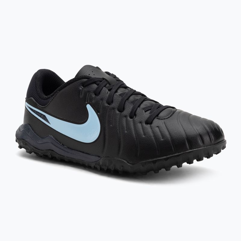 Nike Tiempo Legend 10 Academy TF Fußballschuhe für Kinder schwarz/schwarz