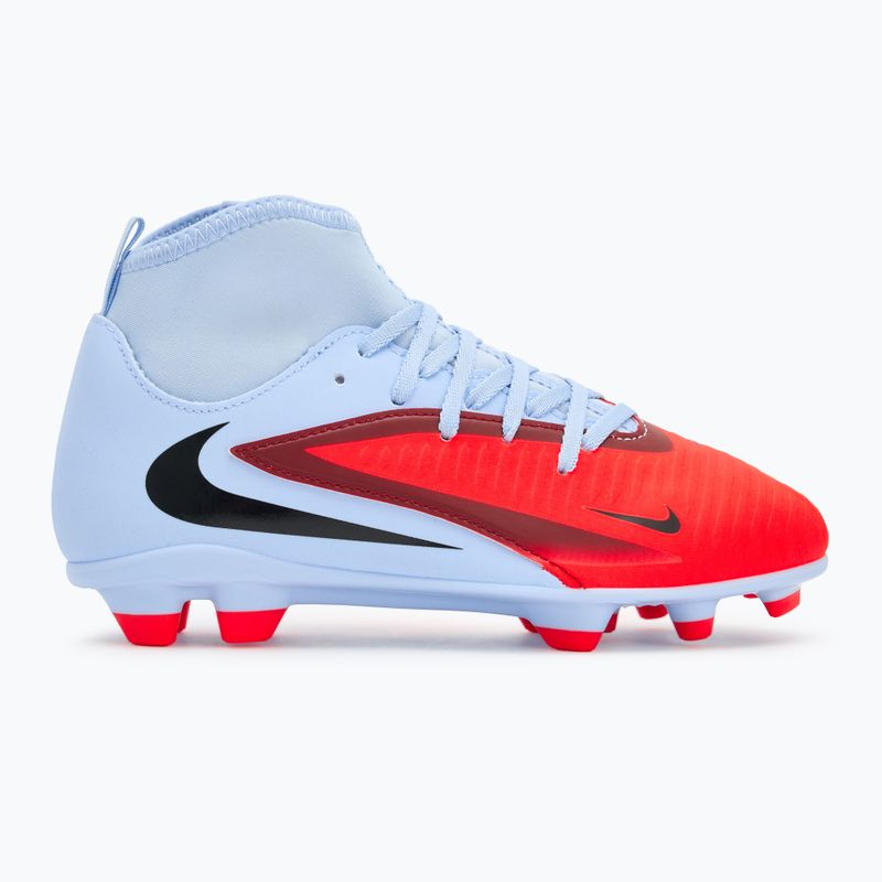 Nike Phantom 6 High Club FG/MG Kinder-Fußballschuhe royal tint/bright crimson 2