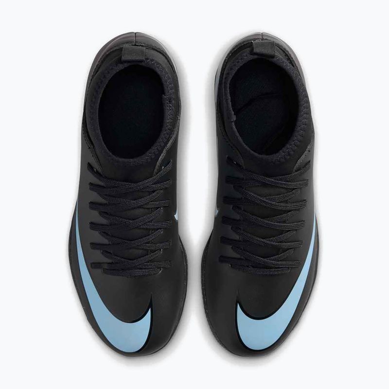 Kinder Fußballschuhe Nike Mercurial Superfly 10 Club schwarz/eisblau 13