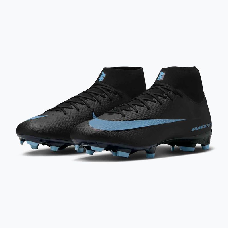 Herren Fußballschuhe Nike Mercurial Superfly 10 Academy MG schwarz/eisblau 10
