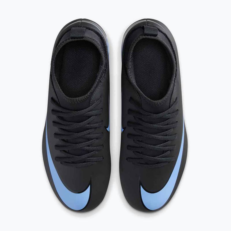 Kinder Fußballschuhe Nike Mercurial Superfly 10 Club FG/MG schwarz/eisblau 12