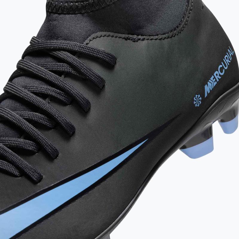 Kinder Fußballschuhe Nike Mercurial Superfly 10 Club FG/MG schwarz/eisblau 13