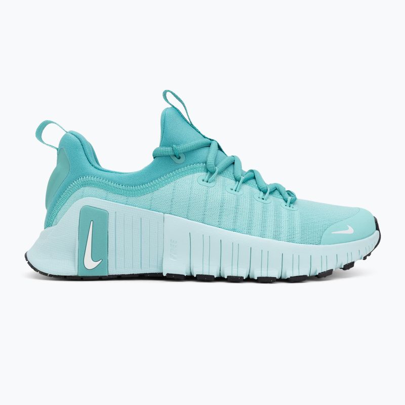 Damen-Trainingsschuhe Nike Free Metcon 6 bleached turquoise/washed teal/teal tint/white 2