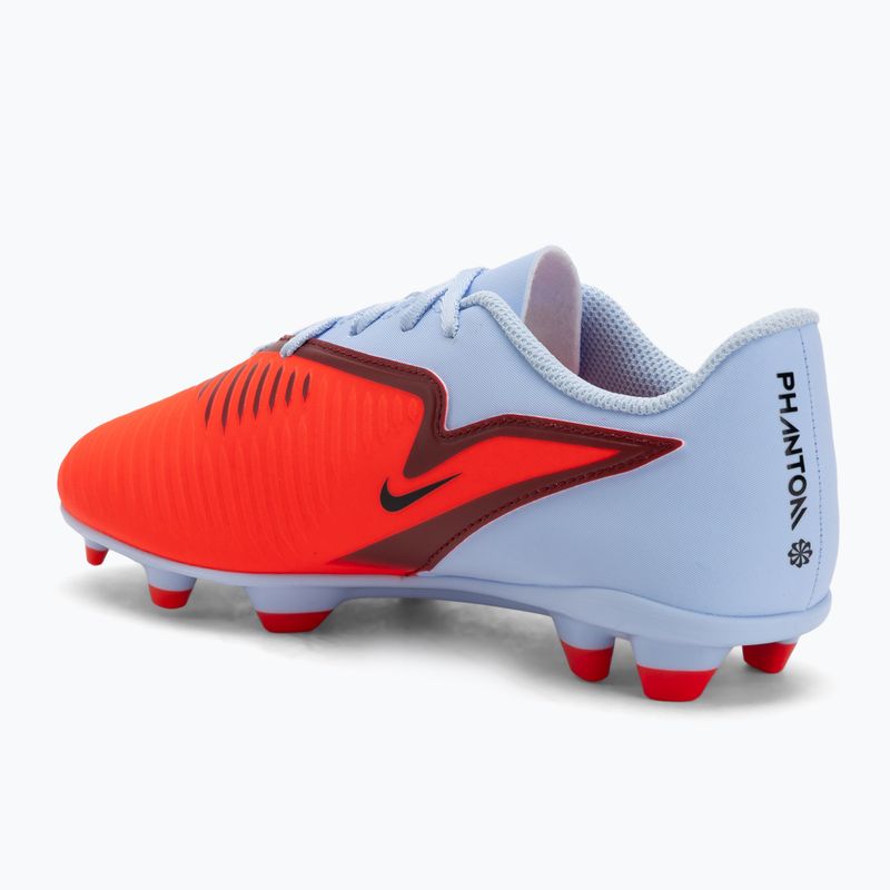 Nike Phantom 6 Low Club MG royal tint/bright crimson/schwarz Kinder Fußballschuhe 3