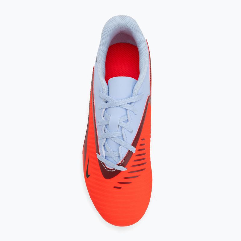 Nike Phantom 6 Low Club MG royal tint/bright crimson/schwarz Kinder Fußballschuhe 5
