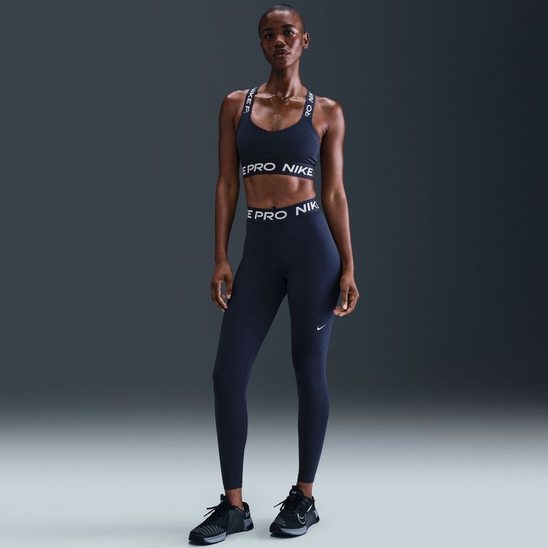 Damenleggings Nike Pro 365 Tight midnight navy/white 4