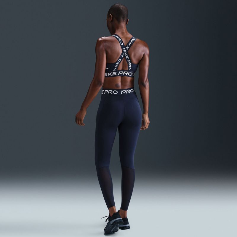 Damenleggings Nike Pro 365 Tight midnight navy/white 5