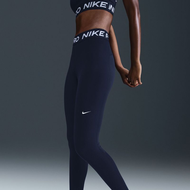 Damenleggings Nike Pro 365 Tight midnight navy/white 6
