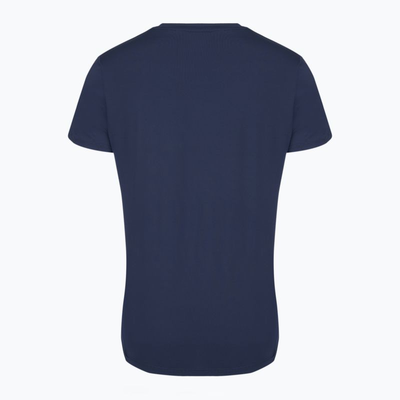 Damen Trainings-T-Shirt Nike One Classic Dri-Fit midnight navy/weiß 5