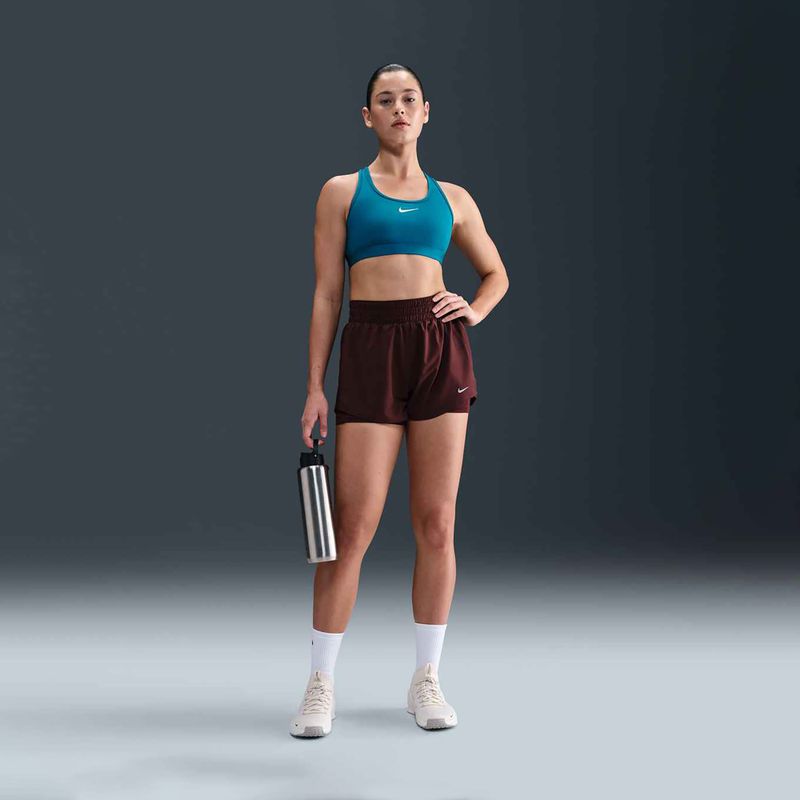 Sport-BH Nike Swoosh Medium Support Green Abyss/White 2