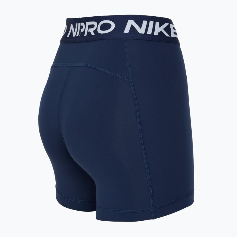 Damen-Trainingsshorts Nike Pro 365 5" midnight navy/weiß 8