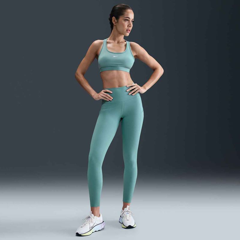 Nike Swoosh Light Support Trainings-BH Kanone/Weiß 7