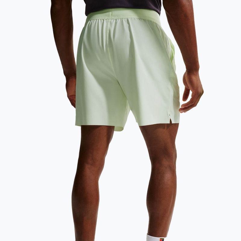 Herren-Tennisshorts Nike Court Dri-Fit Advantage 6" volt tint/black 4