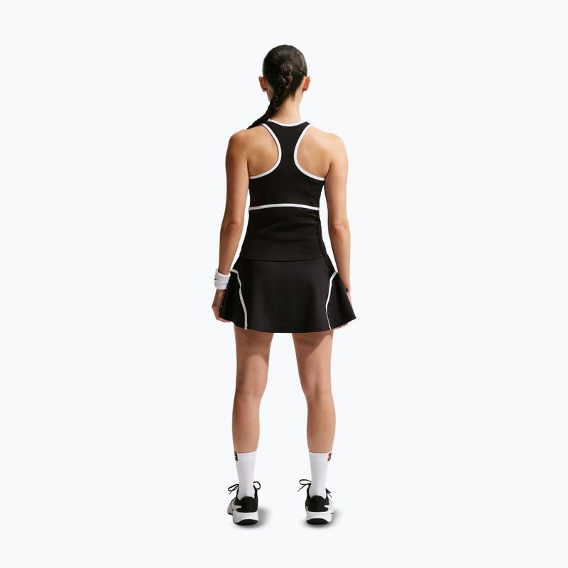 Tennissrock Nike Court Advantage Dri-Fit High Waisted black/white 3