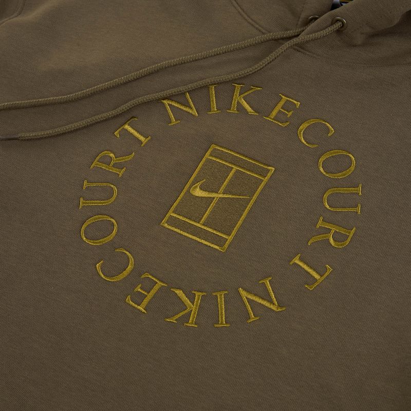 Herren-Tennis-Hoodie Nike Court Dri-Fit Heritage French Terry Hoodie dark hazel/saffron quartz 7