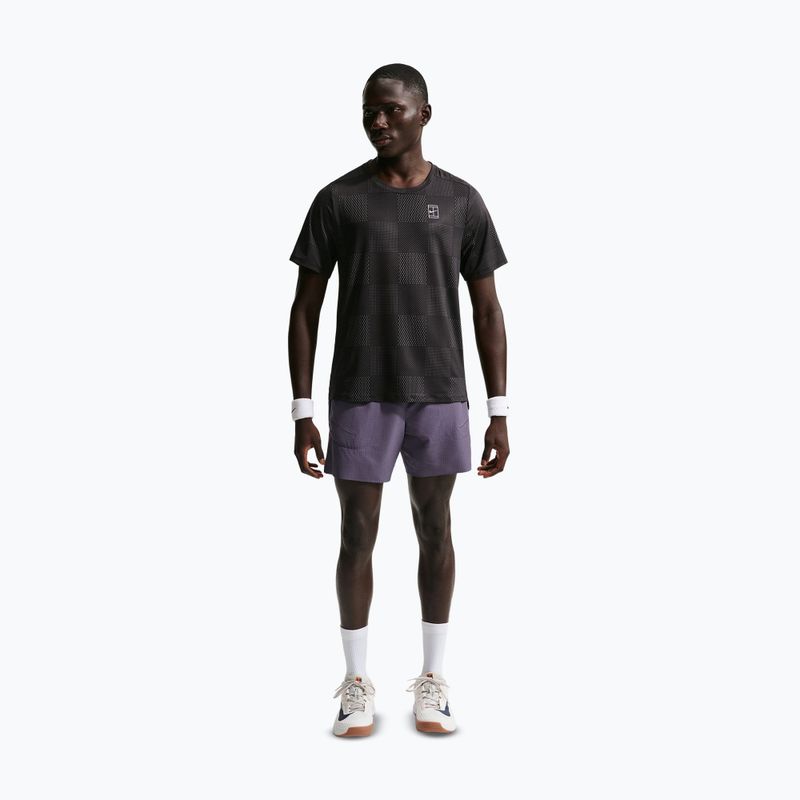 Herren-Tennisshorts Nike Court Advantage Dri-Fit 6" dark raisin/white 2