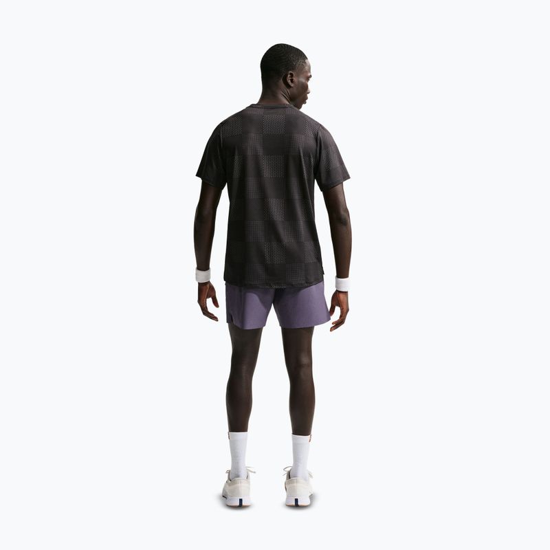 Herren-Tennisshorts Nike Court Advantage Dri-Fit 6" dark raisin/white 3