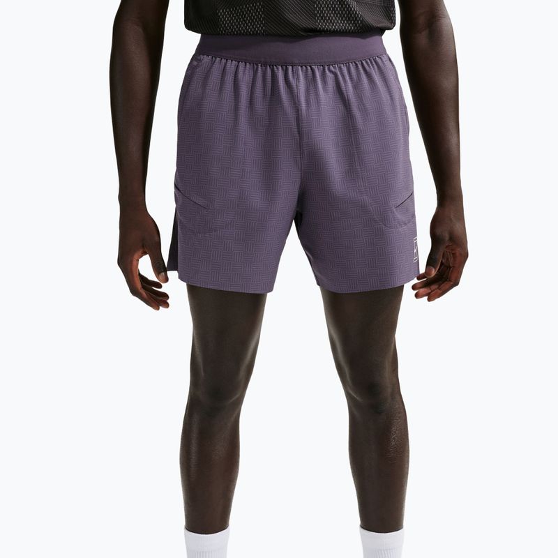 Herren-Tennisshorts Nike Court Advantage Dri-Fit 6" dark raisin/white 4