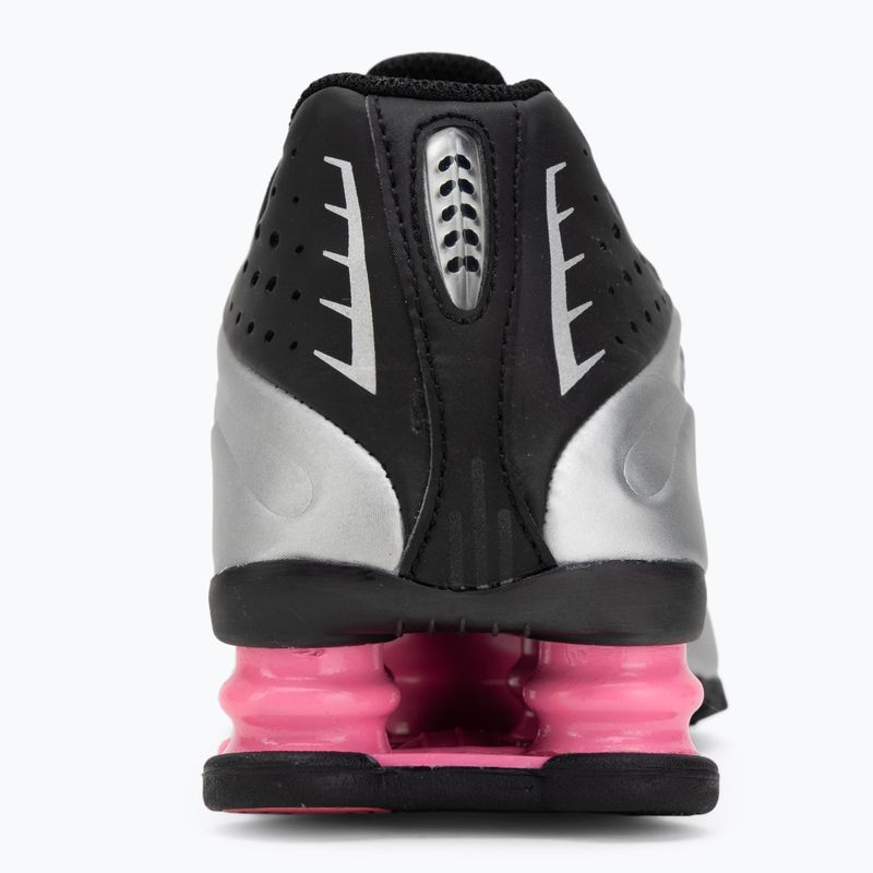 Schuhe Nike Shox R4 black/pinksicle/metallic silver 6