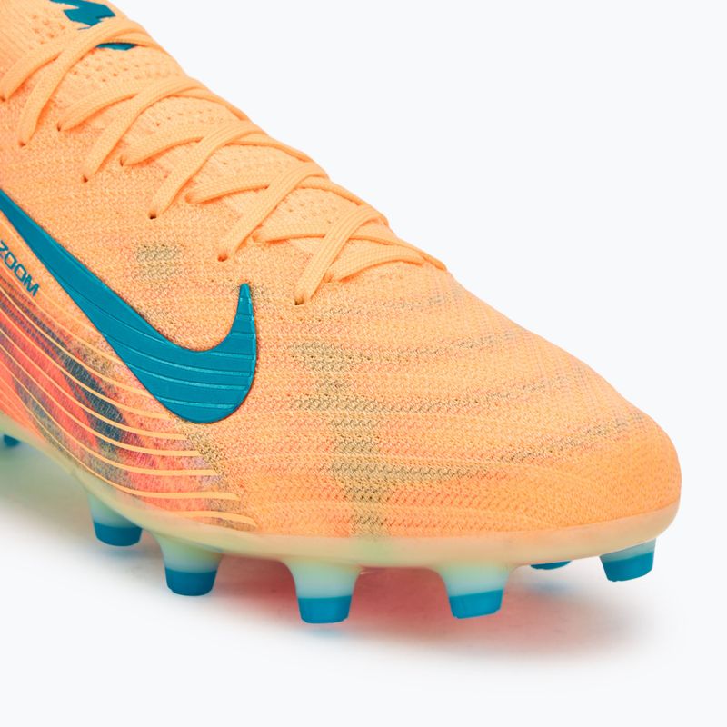 Herren Fußballschuhe Nike Zoom Vapor 16 Elite Kylian Mbappe AG-Pro melon tint/igloo/neo turquoise 7