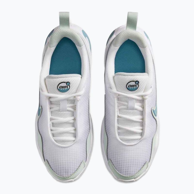 Nike Air Max Nova Kinderschuhe weiß/denim türkis/hellsilber/mint Schaum 12