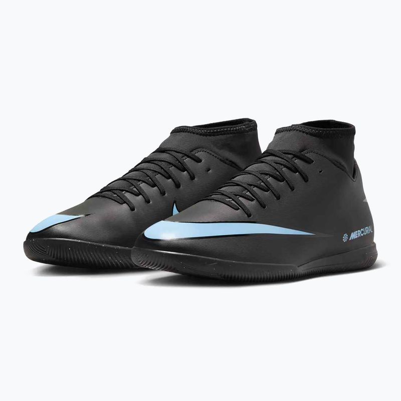 Herren Fußballschuhe Nike Mercurial Superfly 10 Club IC schwarz/eisblau 10