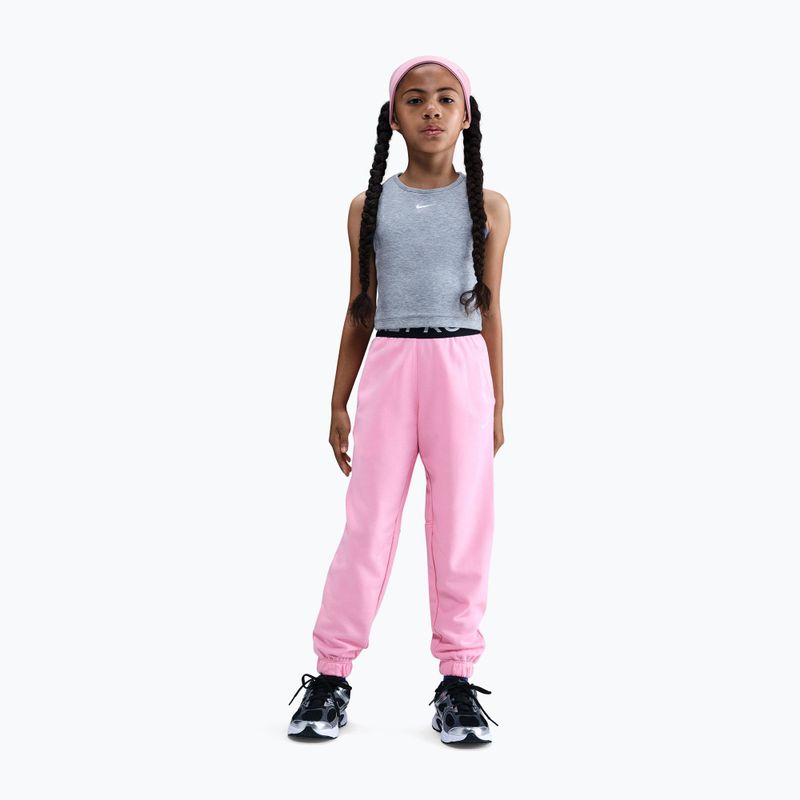 Kinderhose Nike Pro Fleece Dri-Fit med soft pink/med soft pink/black/white 2
