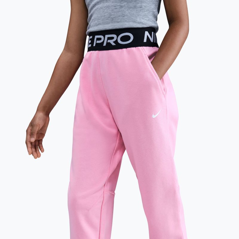 Kinderhose Nike Pro Fleece Dri-Fit med soft pink/med soft pink/black/white 5