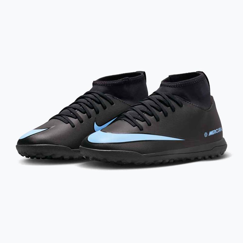 Kinder Fußballschuhe Nike Mercurial Superfly 10 Club TF schwarz/schwarz 10
