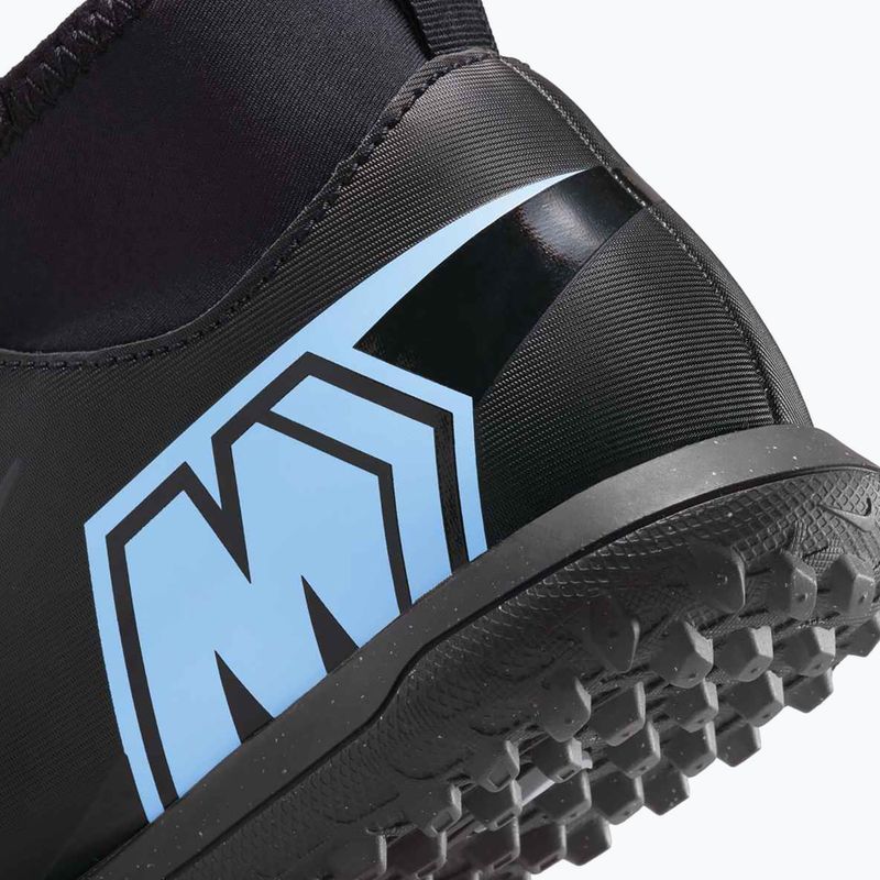 Kinder Fußballschuhe Nike Mercurial Superfly 10 Club TF schwarz/schwarz 15