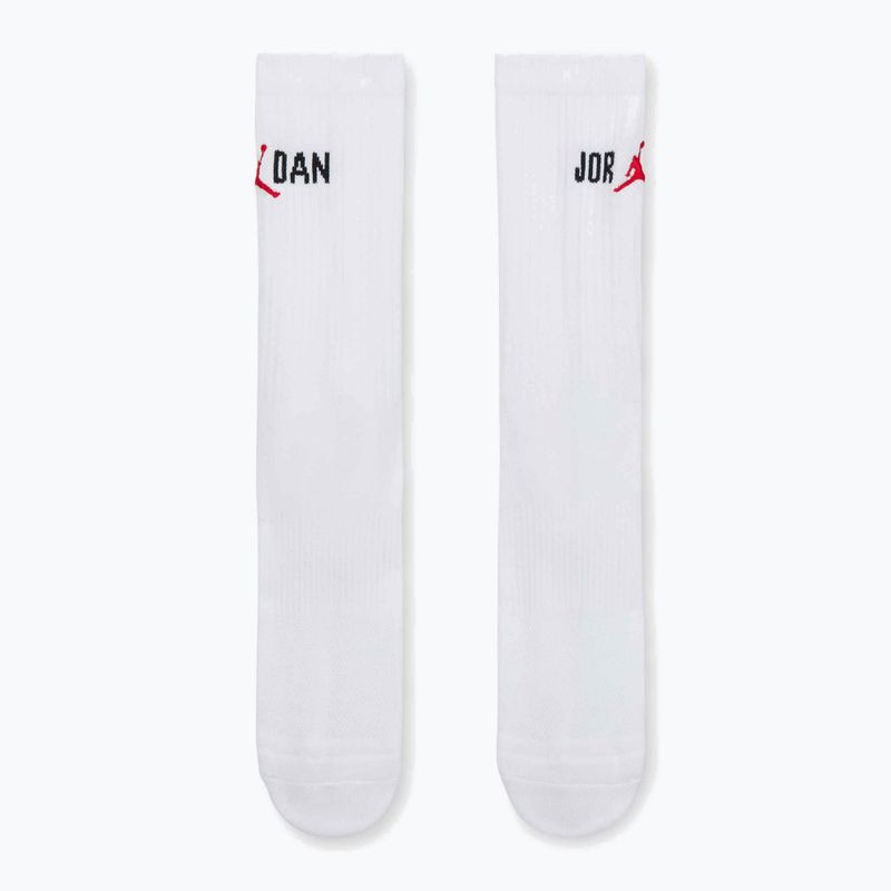 Socken Nike Jordan Everyday Crew 1 Paar white/black/university red 2