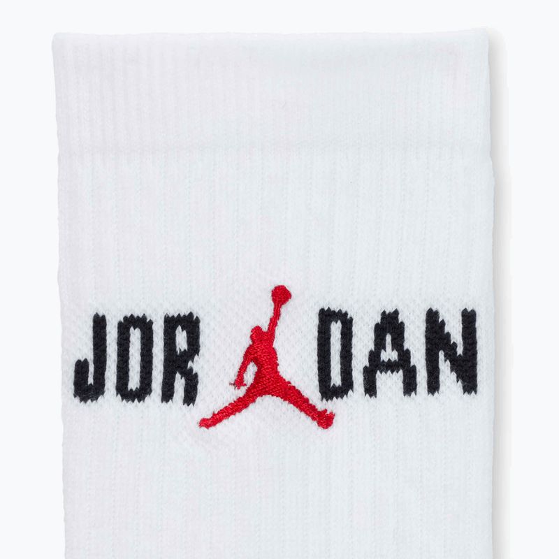 Socken Nike Jordan Everyday Crew 1 Paar white/black/university red 4