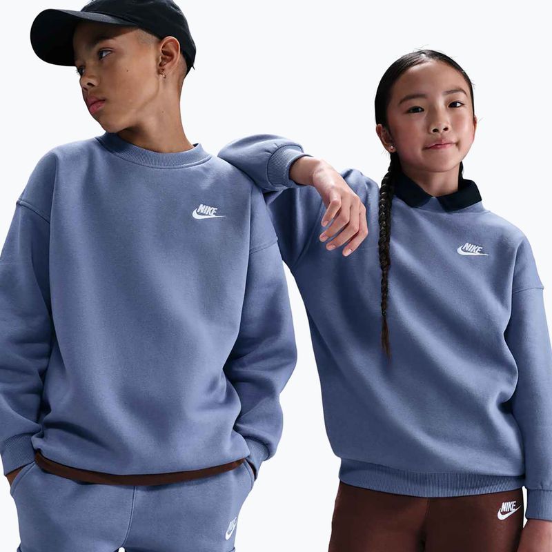 Kinder-Sweatshirt Nike Sportswear Club Fleece world indigo/white 7