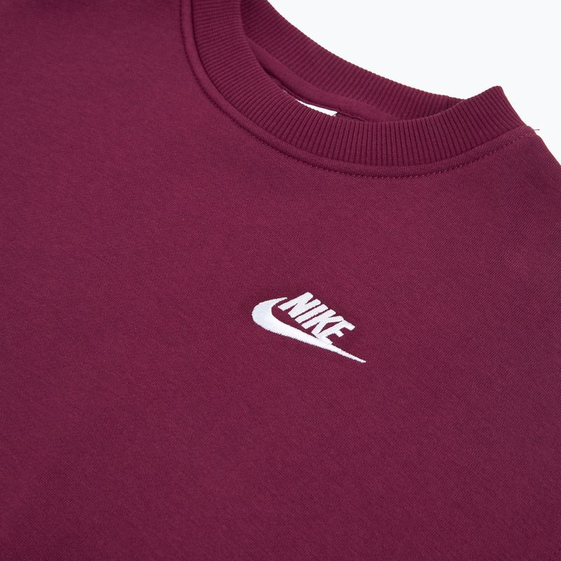 Kinder-Sweatshirt Nike Sportswear Club Fleece burgundy/white 3