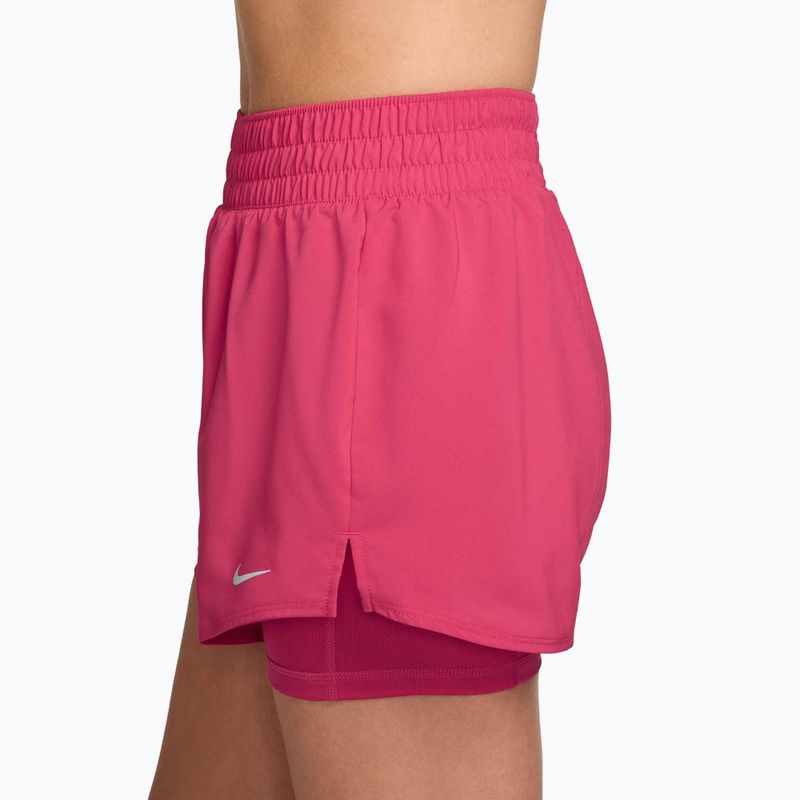 Damen-Shorts Nike One Dri-Fit High-Waisted 3" 2In1 Rush Pink 4