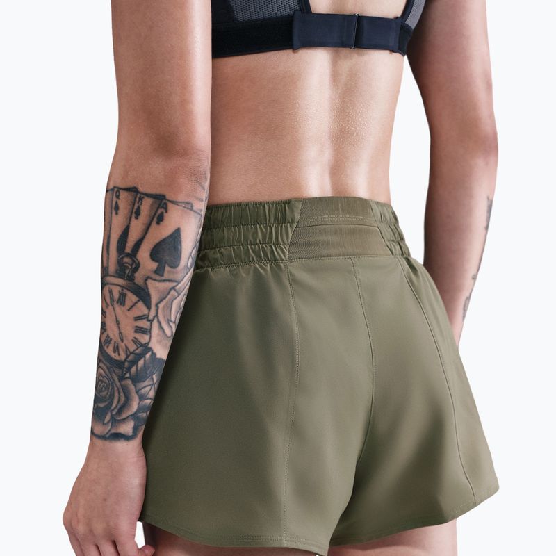 Damen-Shorts Nike One Dri-Fit 3" medium olive 5