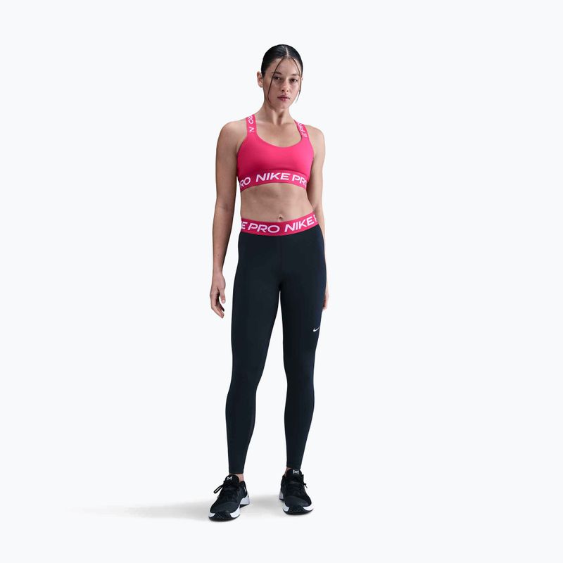 Damen-Leggings Nike Pro 365 Tight black/rush pink/white 2