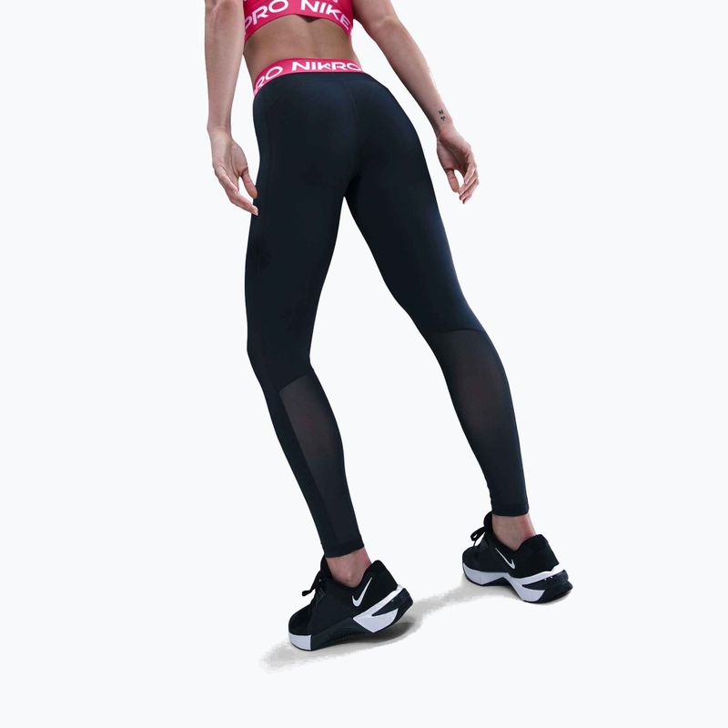 Damen-Leggings Nike Pro 365 Tight black/rush pink/white 5