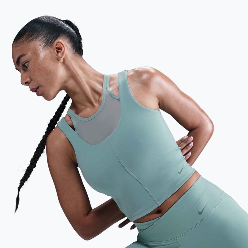Nike One Fitted Dri-Fit Cropped Tank kanonen/bicoastal Damen-Trainingsoberteil 6