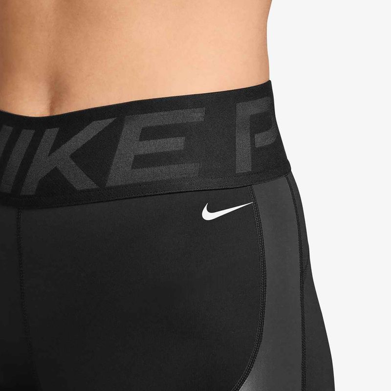 Nike Pro Sculpt High Waisted 5" Biker Shorts für Frauen schwarz/anthrazit/weiß 4