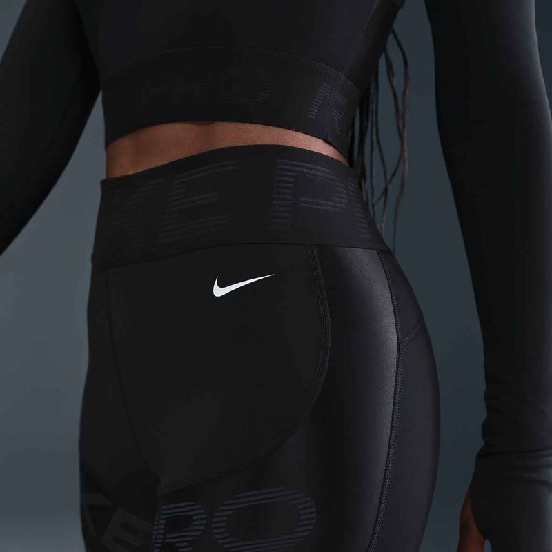 Nike Pro Sculpt High Waisted 5" Biker Shorts für Frauen schwarz/anthrazit/weiß 11